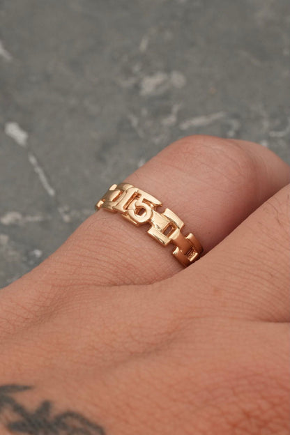 Anillo 15s 2.3gr / TALLA 6 1/4 / Oro Amarillo Nac B