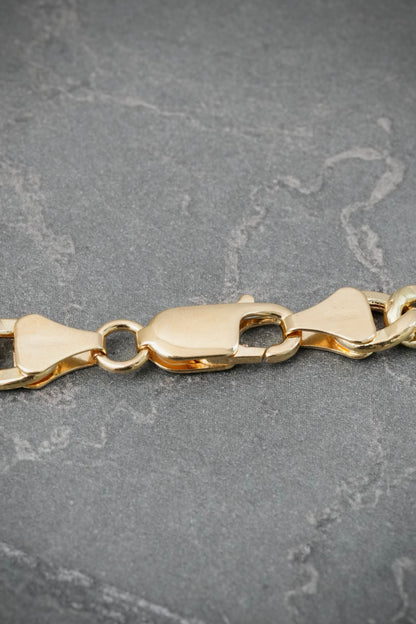 Cadena Figaro 18.7gr / 50cm / 6.4mm — Oro Amarillo
