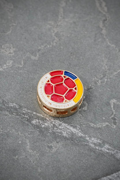 Herraje Selección Colombia 2.5gr / 1.1cm / 11.8mm — Oro Amarillo