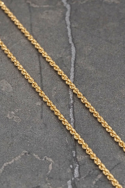 Cadena lazo 2.35gr / Largo 60cm / Oro Amarillo italy +2 M