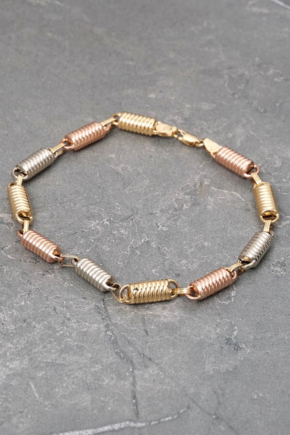 Pulso rustico 6.5gr / Largo 20.5cm / Tres Oros Nac M