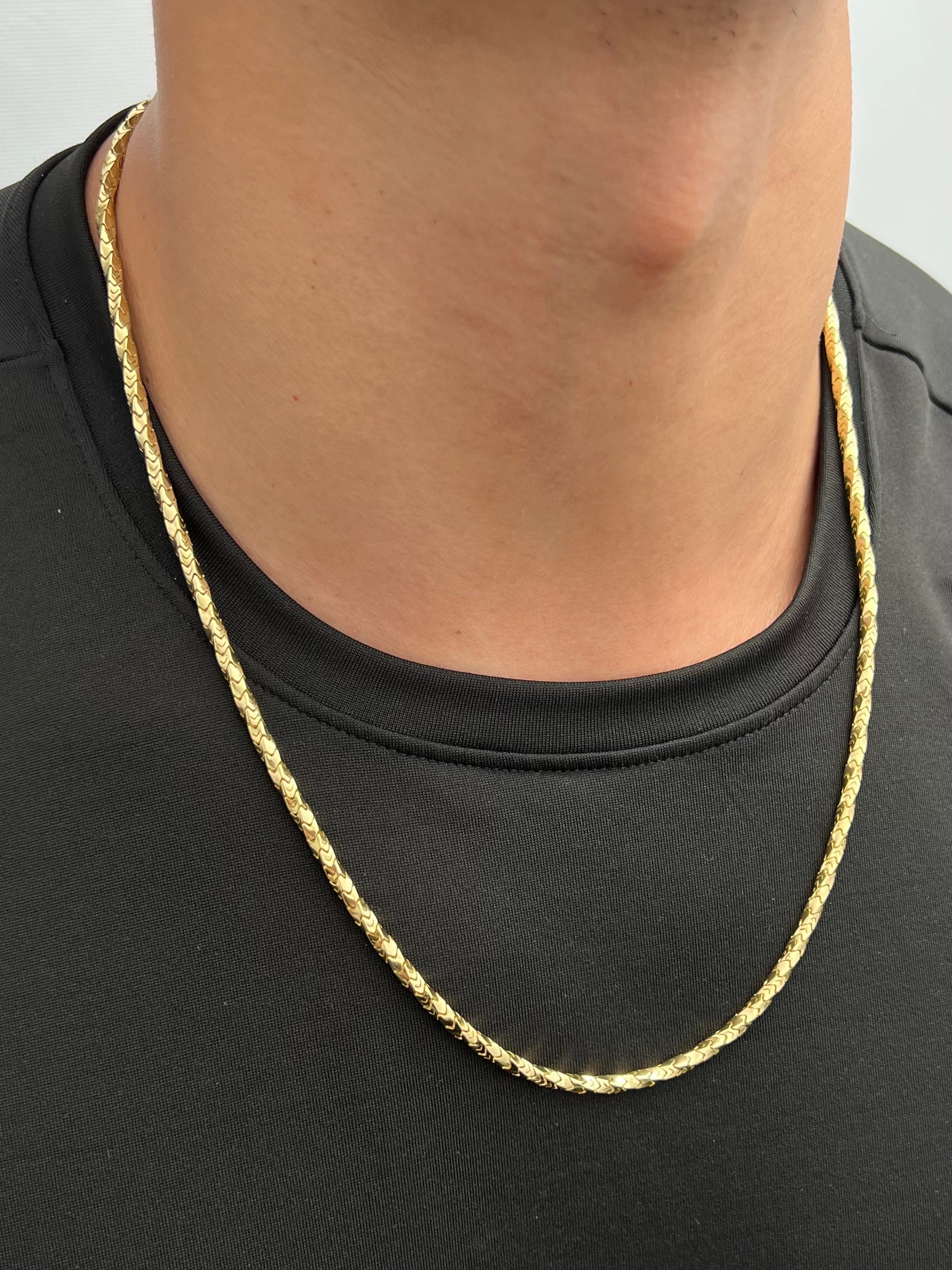 Cadena monaco 21.3gr / Ancho 60cm / Oro Amarillo italy +6 M