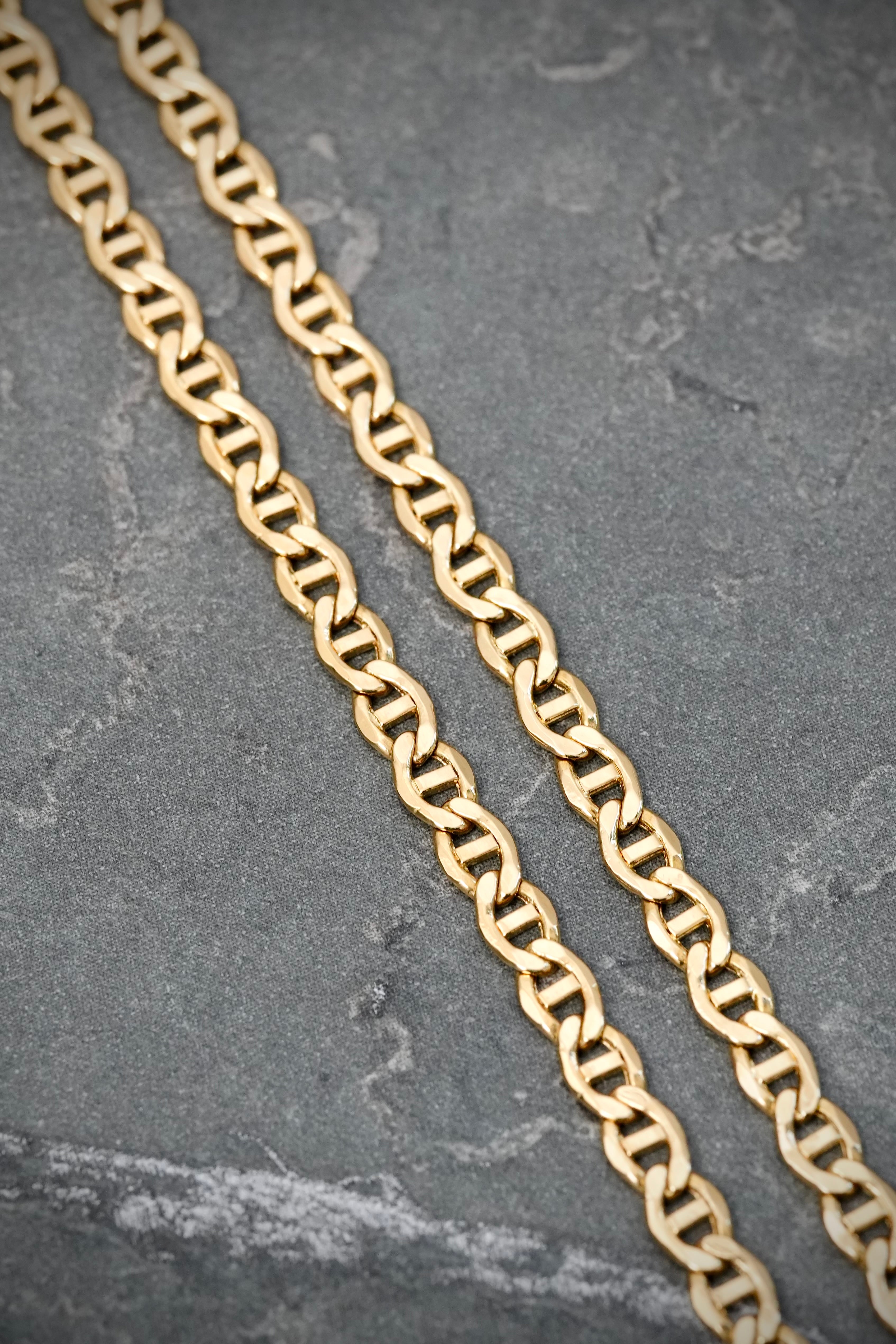 Cadena escalera 7.2gr / Largo 60cm / Oro Amarillo italy +3 M