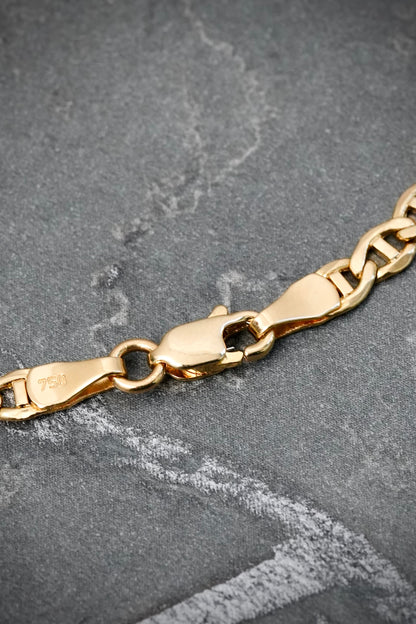 Cadena escalera 7.2gr / Largo 60cm / Oro Amarillo italy +3 M