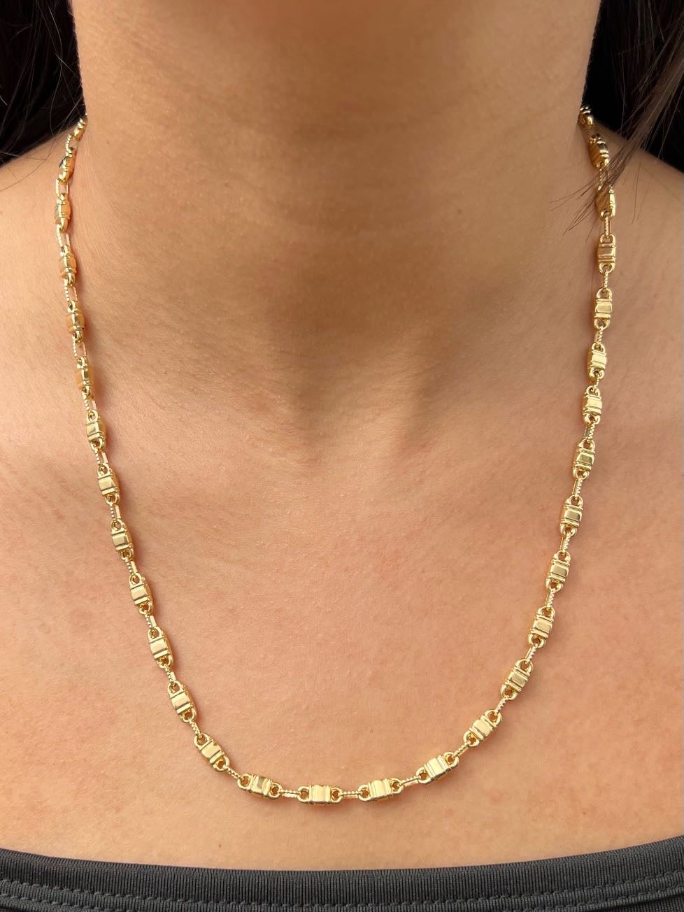 Cadena rustica 11.55gr / Largo 50cm / Oro Amarillo Nac B