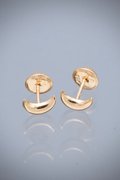 Topos de luna 0.45gr / Largo 0,6cm — Oro Amarillo