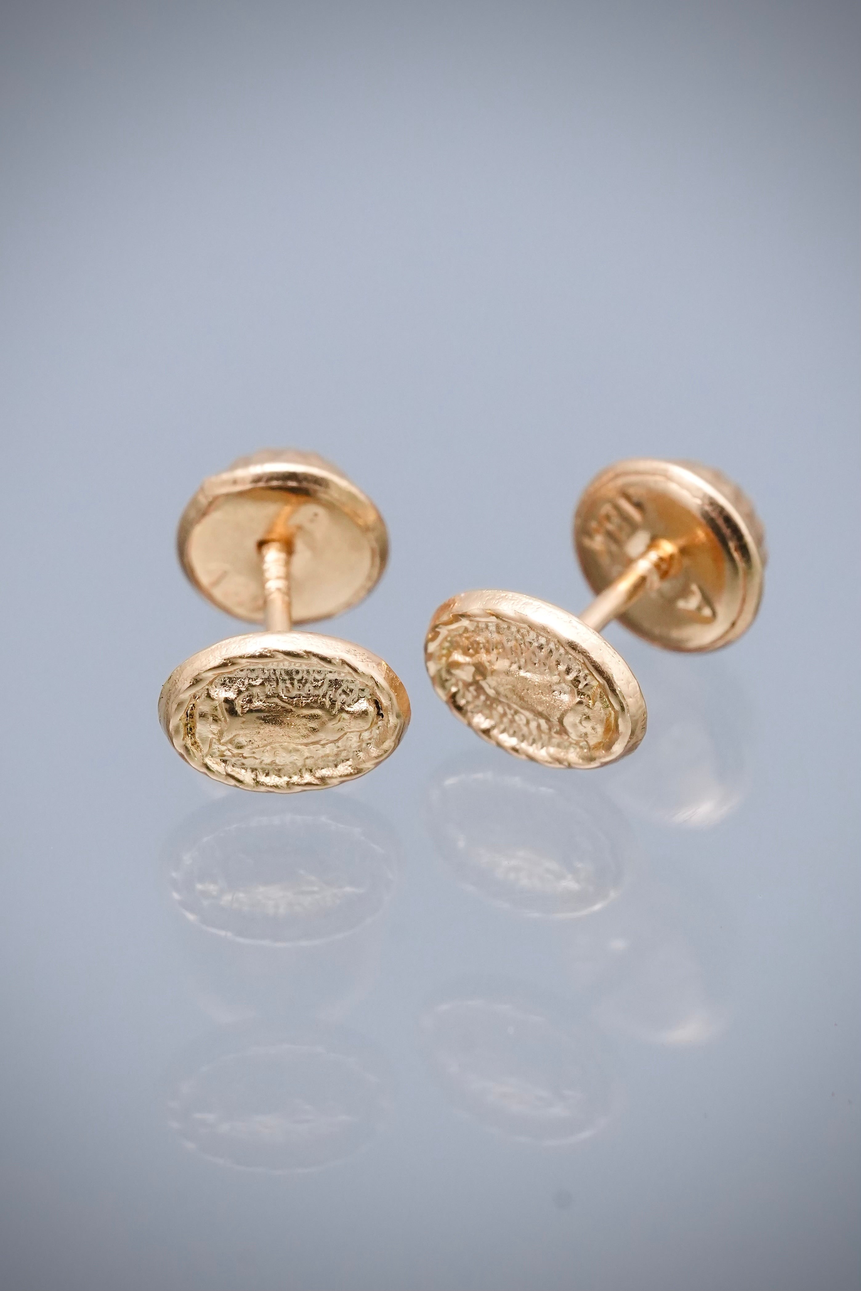 Topos virgen de guadalupe 0.5gr / Largo 0.6cm — Oro Amarillo