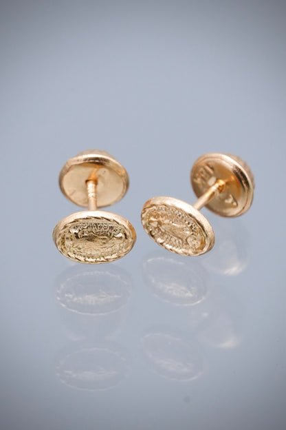 Topos virgen de guadalupe 0.5gr / Largo 0.6cm — Oro Amarillo