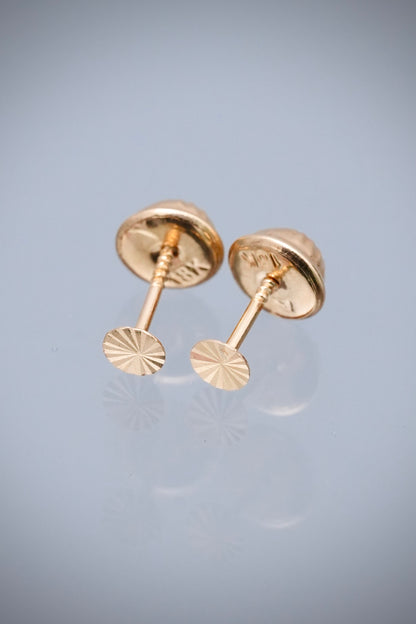 Topos circulo diamantado 0.35gr / Largo 0.3cm — Oro Amarillo