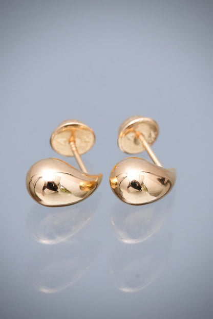 Topos gota 0.85gr / Largo 1cm — Oro Amarillo
