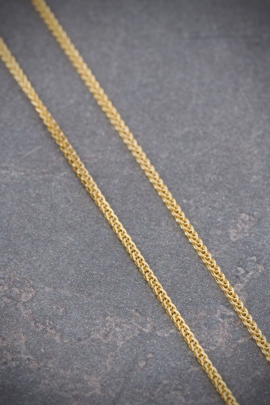 Cadena Franco 1.8gr / 50cm / 0.7mm — Oro Amarillo