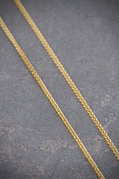 Cadena Franco 1.4gr / 40cm / 0.7mm — Oro Amarillo