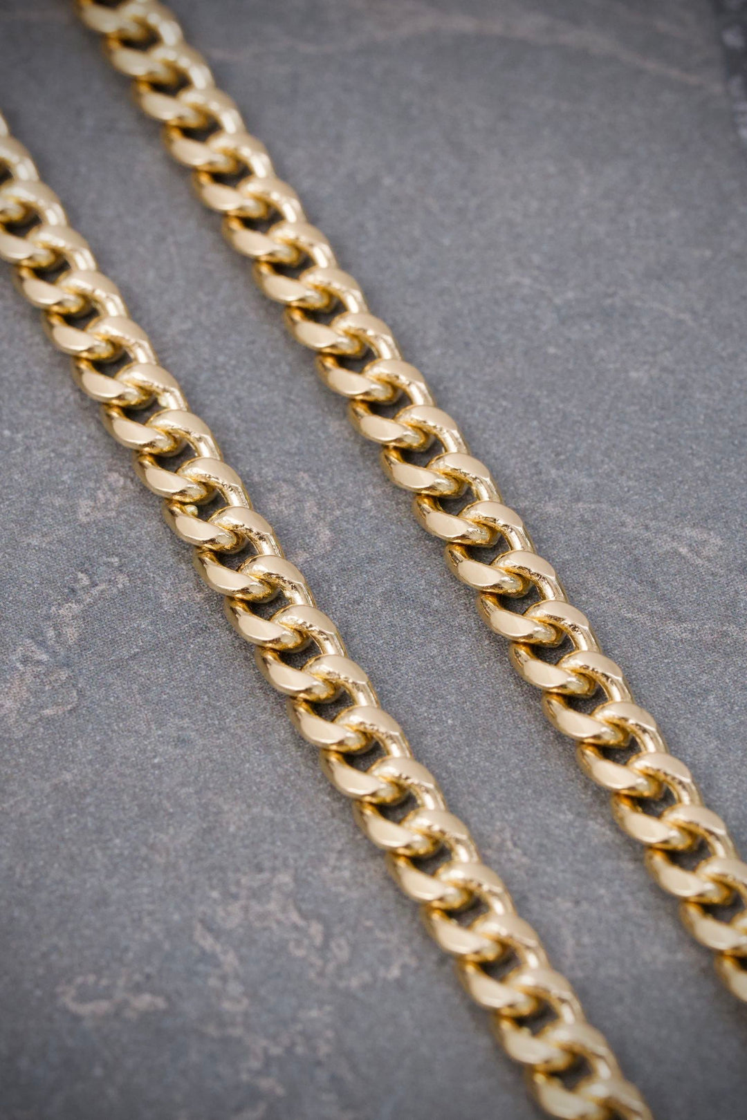 Cadena Cubana 9.8gr / 60cm / 3.6mm — Oro Amarillo
