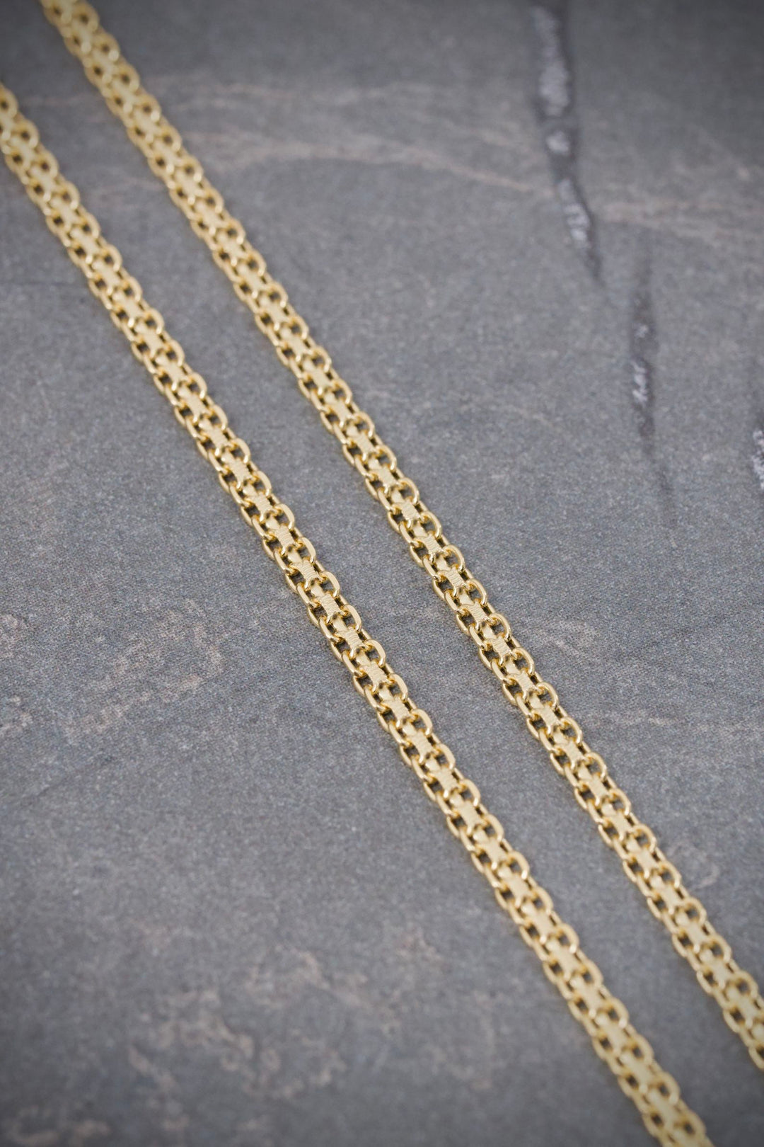 Cadena China 7.35gr / 60cm / 2.5mm — Oro Amarillo
