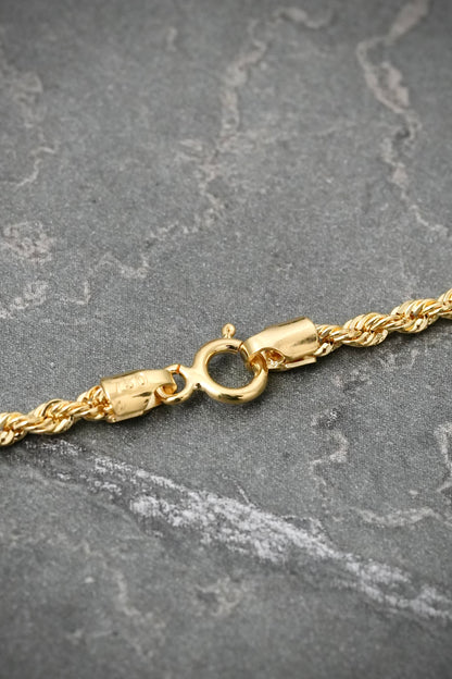 Cadena lazo 2.75gr / 50cm / 2.2mm — Oro Amarillo italy +2 B