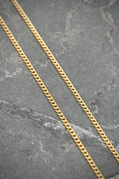 Cadena Cubana 1.6gr / 50cm / 1.4mm — Oro Amarillo