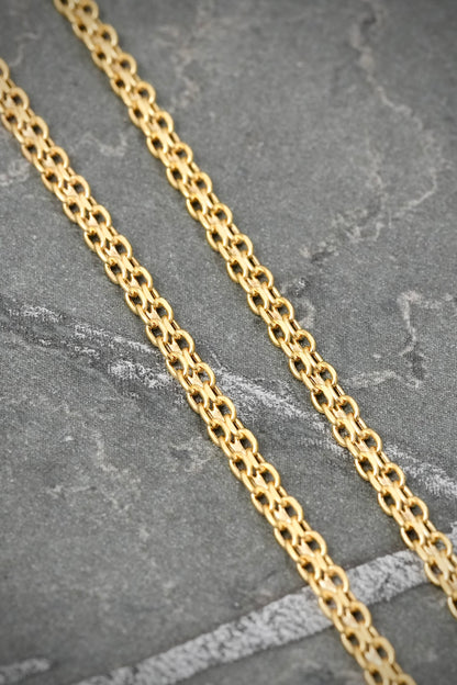 Cadena China 2.7gr / 45cm / 2.3mm — Oro Amarillo