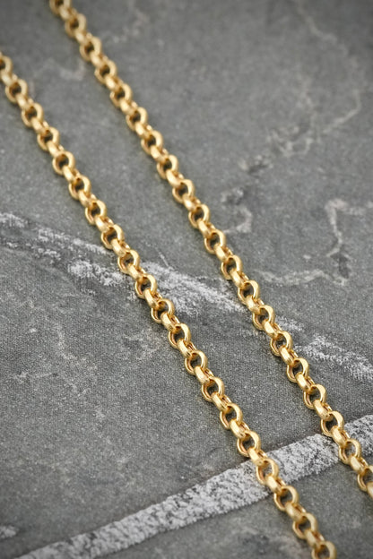 Cadena Aro Seguido 2.05gr / 50cm / 2.1mm — Oro Amarillo