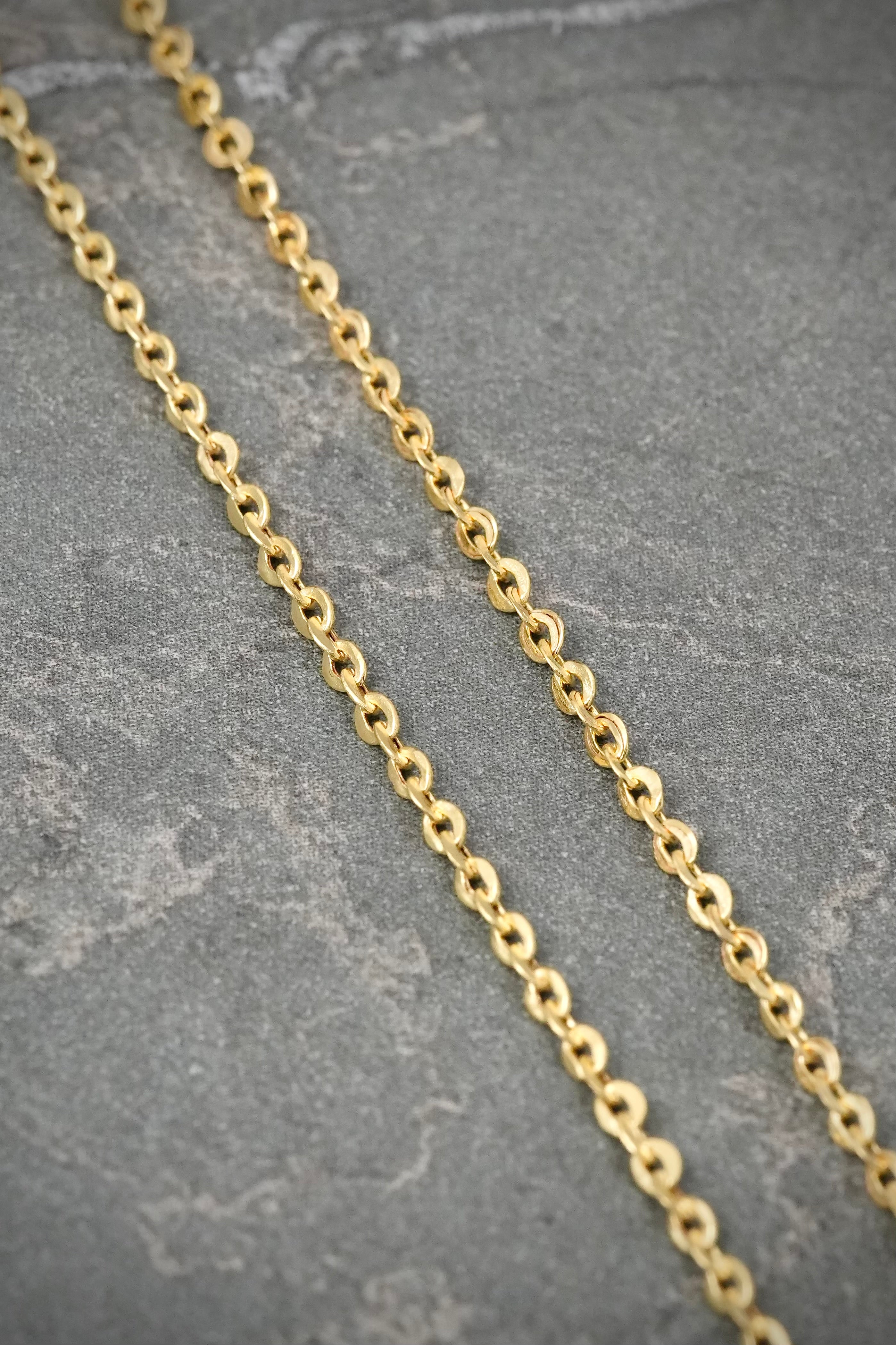 Cadena Aro Seguido 1.4gr / 45cm / 1.6mm — Oro Amarillo