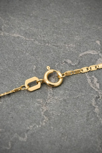 Cadena Plana 1.1gr / 60cm / 1 .3mm — Oro Amarillo