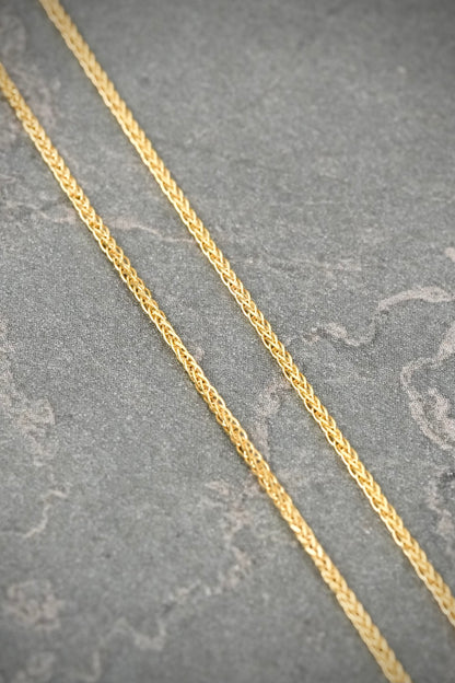 Cadena Franco 1.7gr / 45cm / 1.1mm — Oro Amarillo