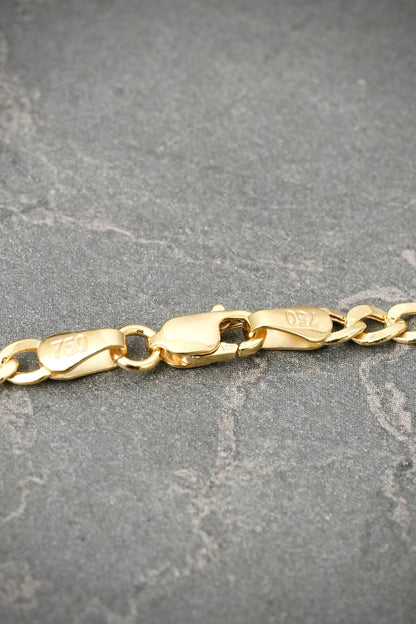 Cadena Figaro 5.3gr / 55cm / 3.3mm — Oro Amarillo