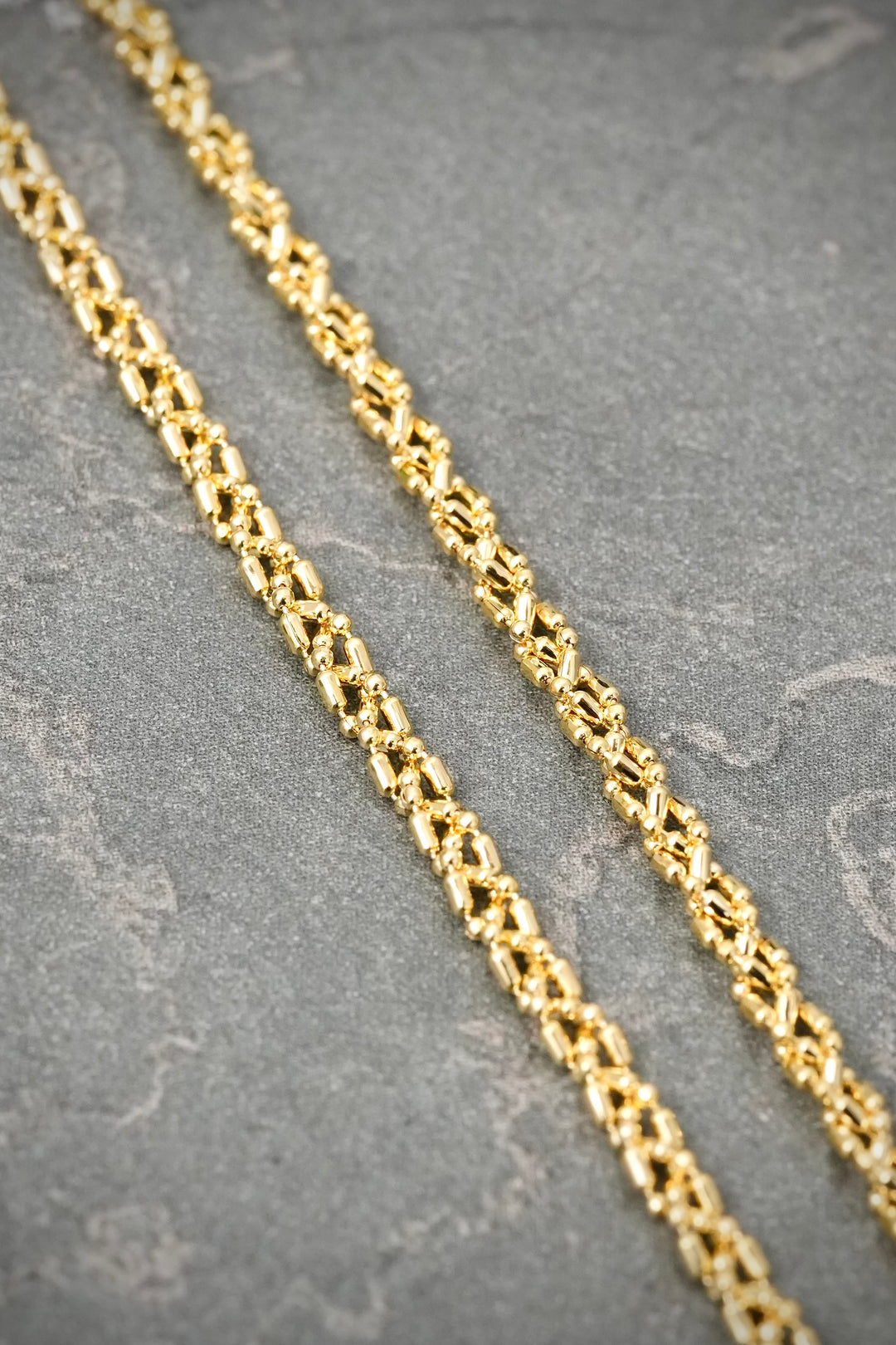Cadena Palito Bolita 6.3gr / 55cm / 2.3mm — Oro Amarillo