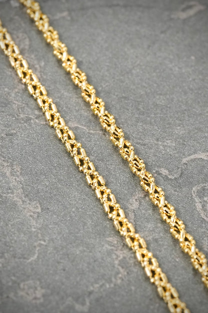 Cadena Palito Bolita 6.3gr / 55cm / 2.3mm — Oro Amarillo