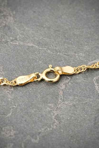 Cadena Singapur 2.3gr / 55cm / 2.1mm — Oro Amarillo