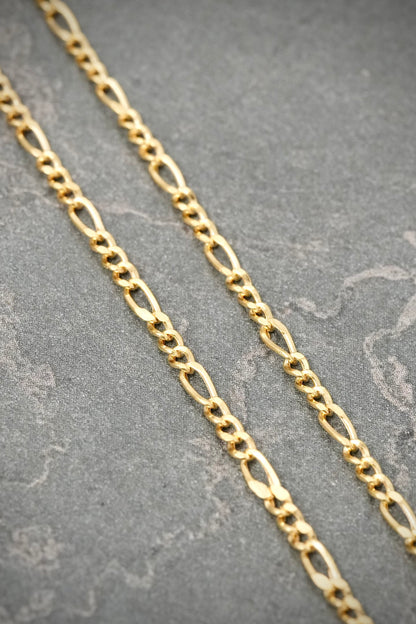 Cadena Figaro 1.95gr / 55cm / 1.9mm — Oro Amarillo