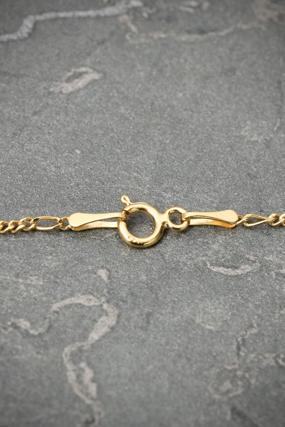 Cadena Figaro 1.6gr / 55cm / 1.5mm — Oro Amarillo