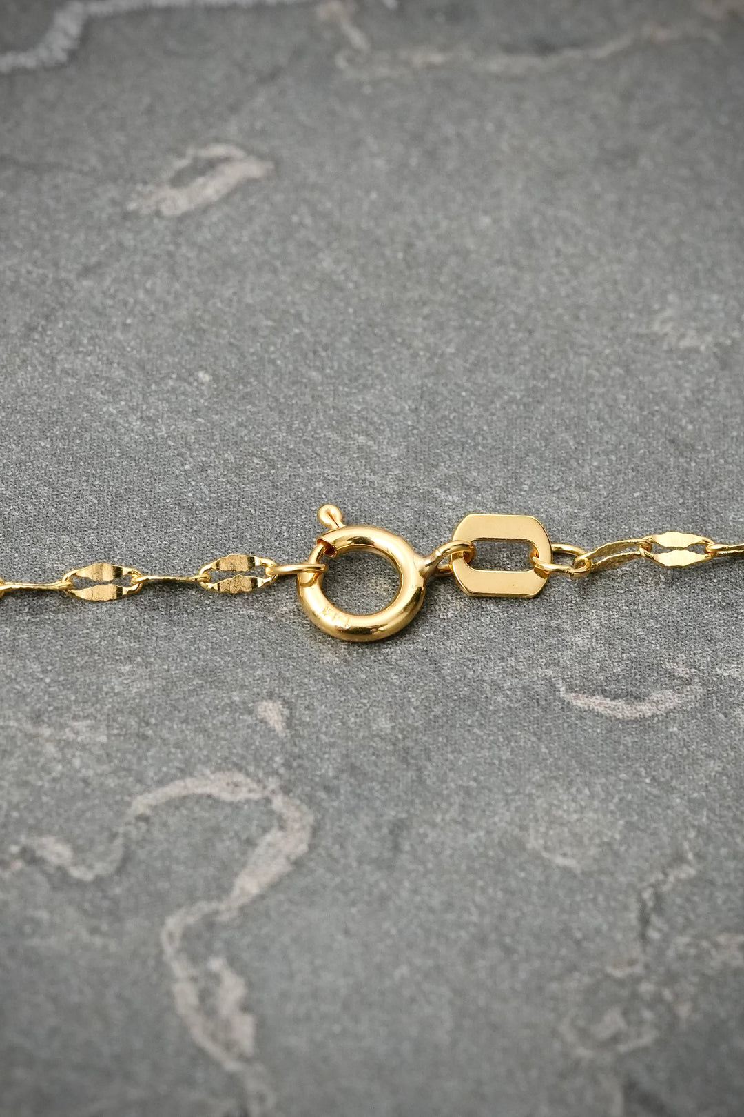 Cadena Flor Espejo 1.35gr / 55cm / 1.4mm — Oro Amarillo