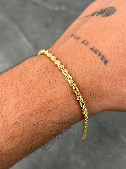 Pulso lazo 2.65gr / Largo 19cm / Oro Amarillo italy +2 M