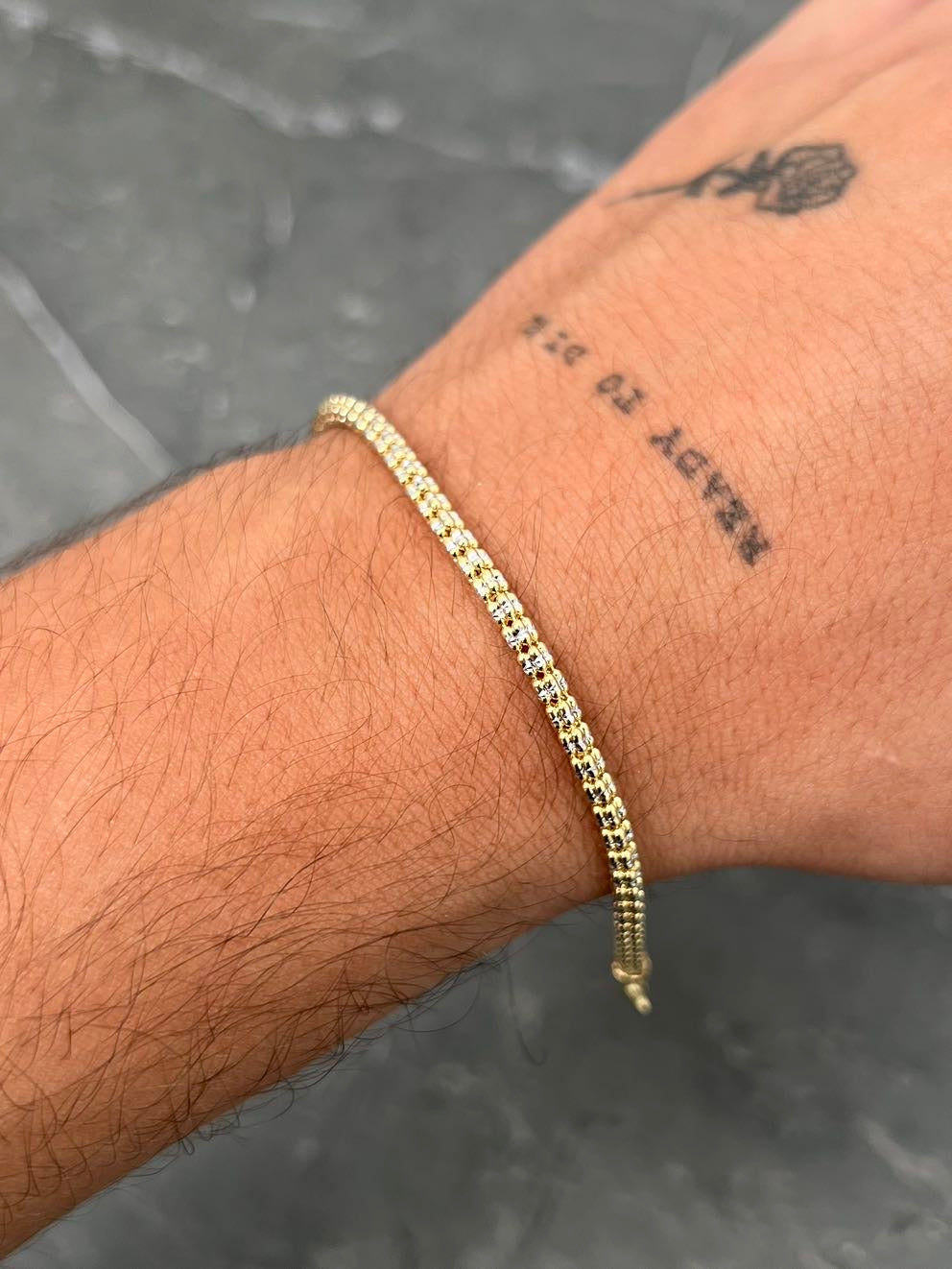 Pulso canutillo 6.95gr / Largo 20cm / Dos Oros italy +4 M