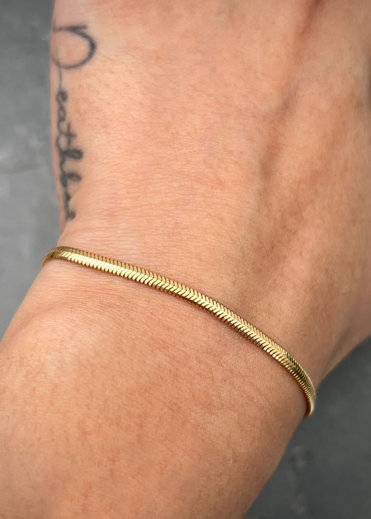 Pulso sedusa 2.8gr / Largo 19.5cm / Oro Amarillo italy +3 M