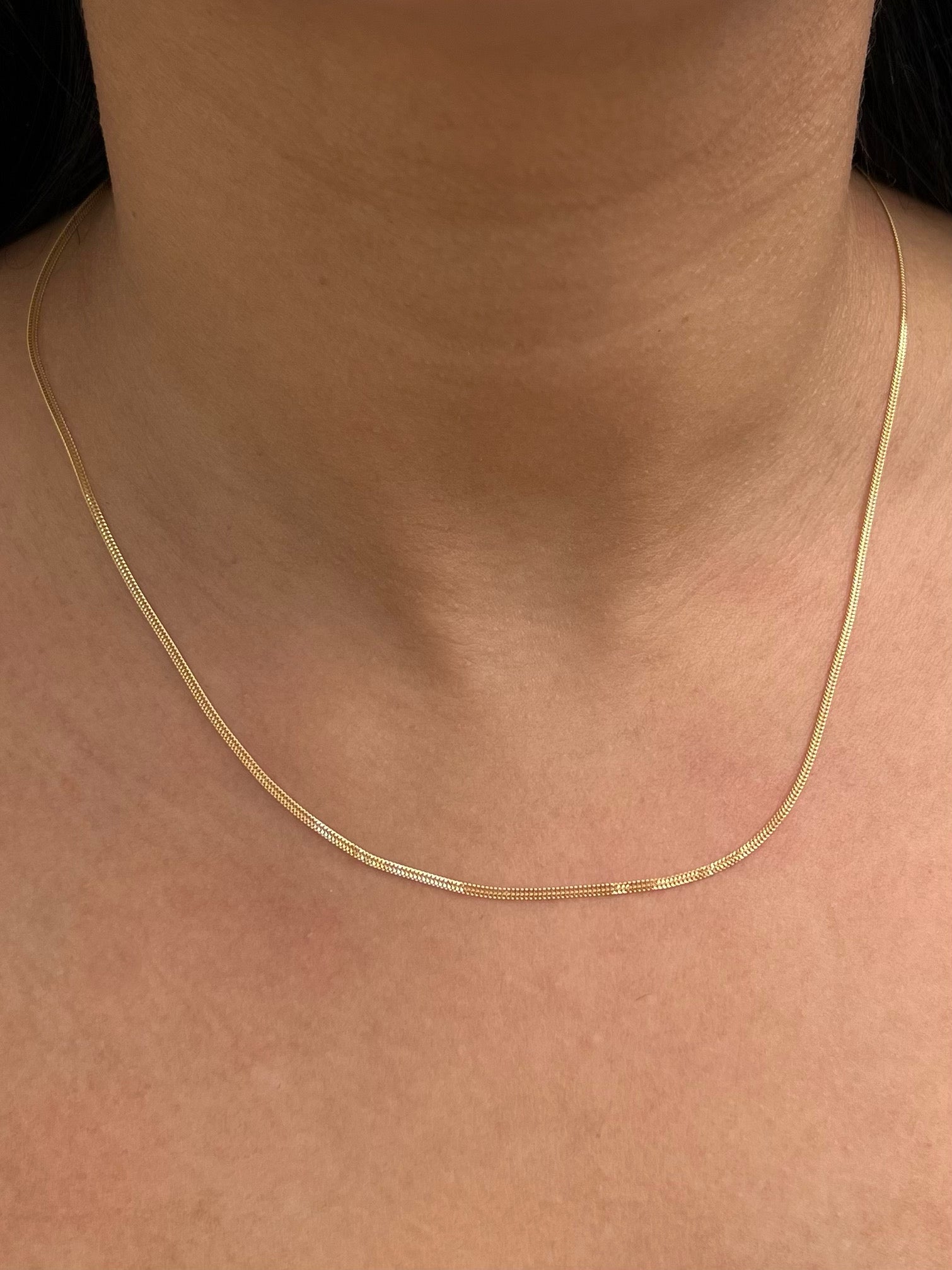 Cadena mini sedusa 1.7gr / Largo 45cm — Oro Amarillo