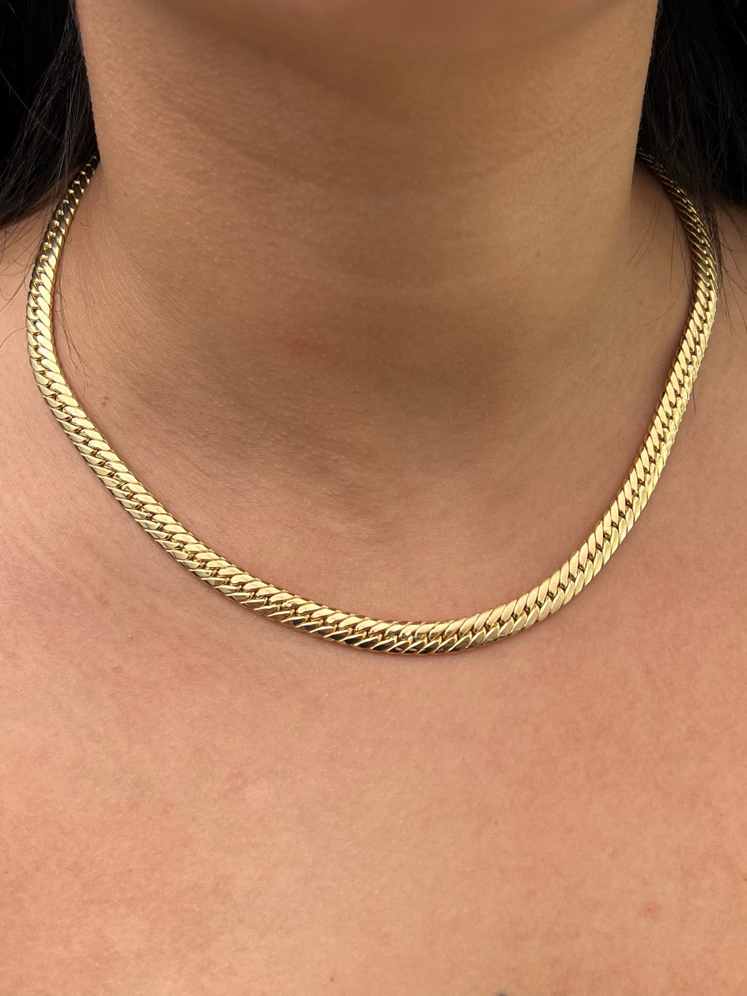 Cadena espiga 17.1gr / Largo 45cm — Oro Amarillo