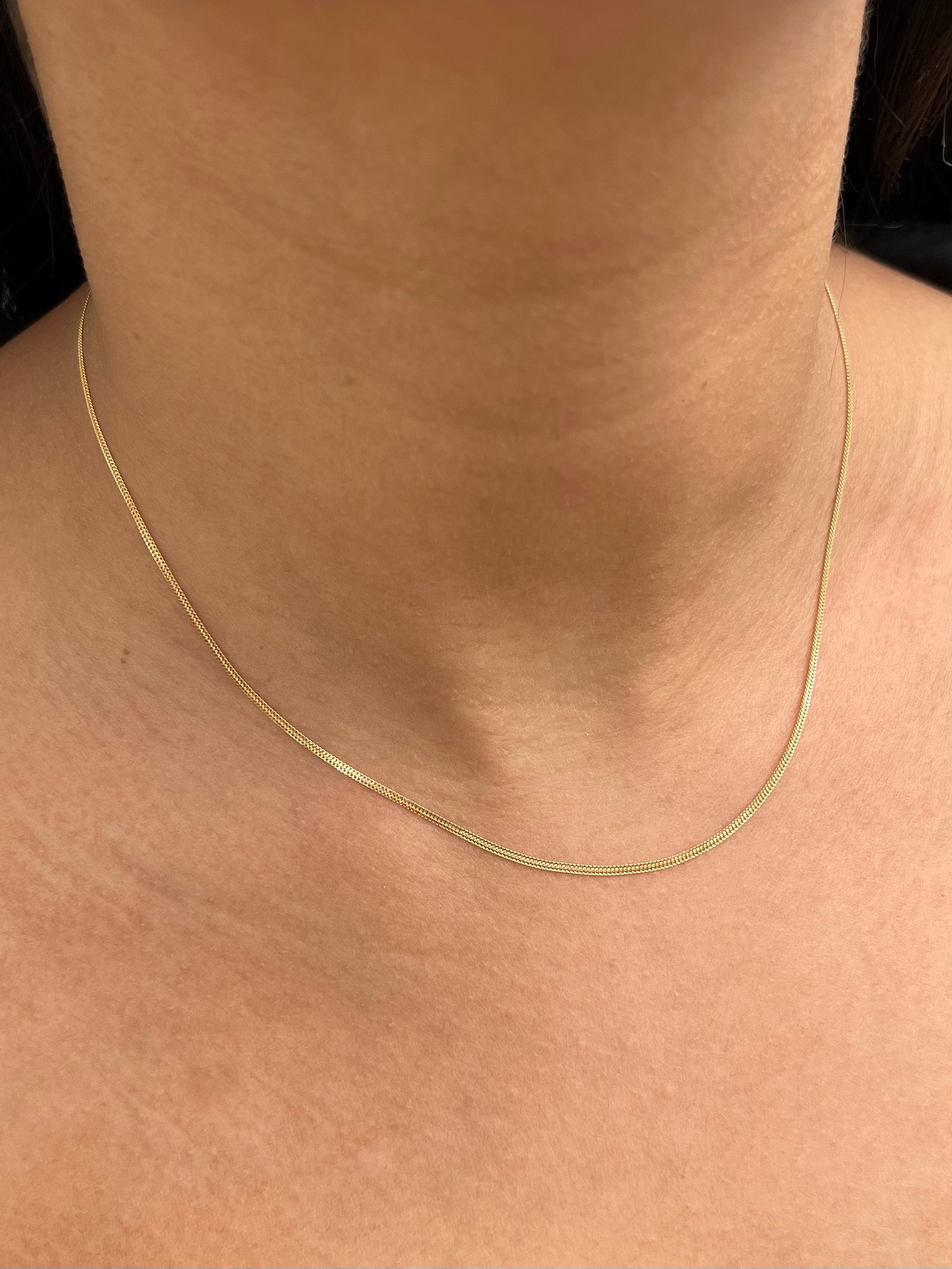 Cadena mini sedusa 1.55gr / Largo 40cm / Oro Amarillo italy +3 B