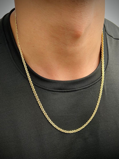 Cadena escalera 7.2gr / Largo 60cm / Oro Amarillo italy +3 M