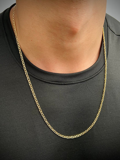 Cadena escalera 6.8gr / Largo 65cm / Oro Amarillo italy +3 M