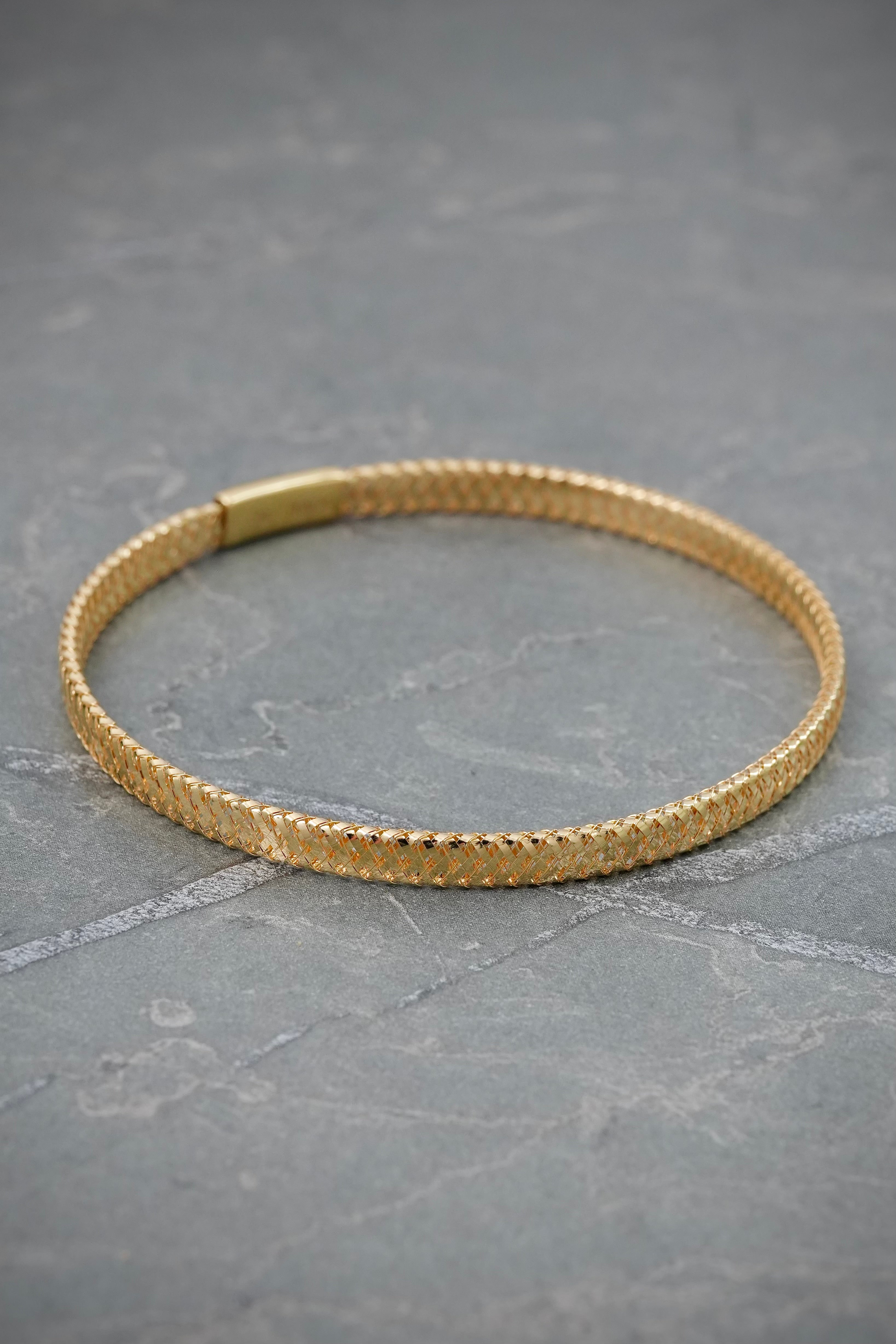 Pulso Tipo Resorte 2.7gr / 18cm / 4.3mm — Oro Amarillo