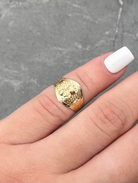 Anillo de Bebe Oso 1gr / Talla 3 — Oro Amarillo