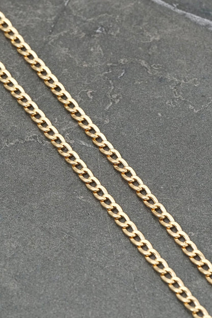 Cadena cubana 4.05gr / Largo 50 cm / Oro Amarillo italy cte B