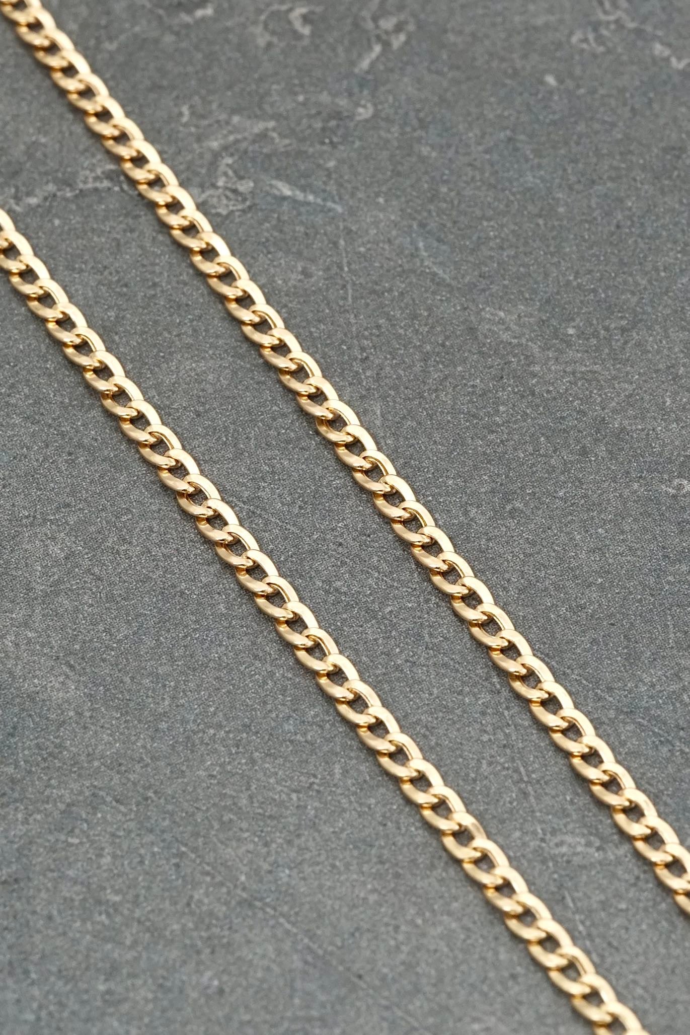 Cadena cubana 2.5gr / Largo 50cm / Oro Amarillo italy +1 M