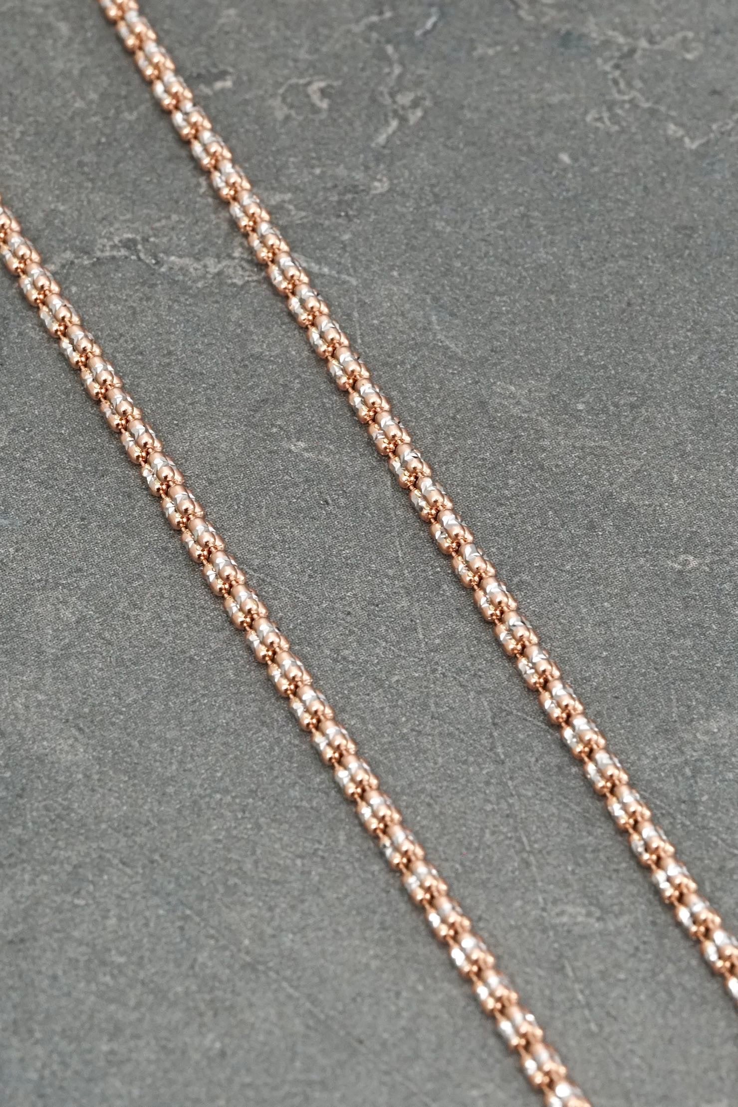 Cadena canutillo 9.45gr / Largo 50cm / Dos Oros italy +4 B