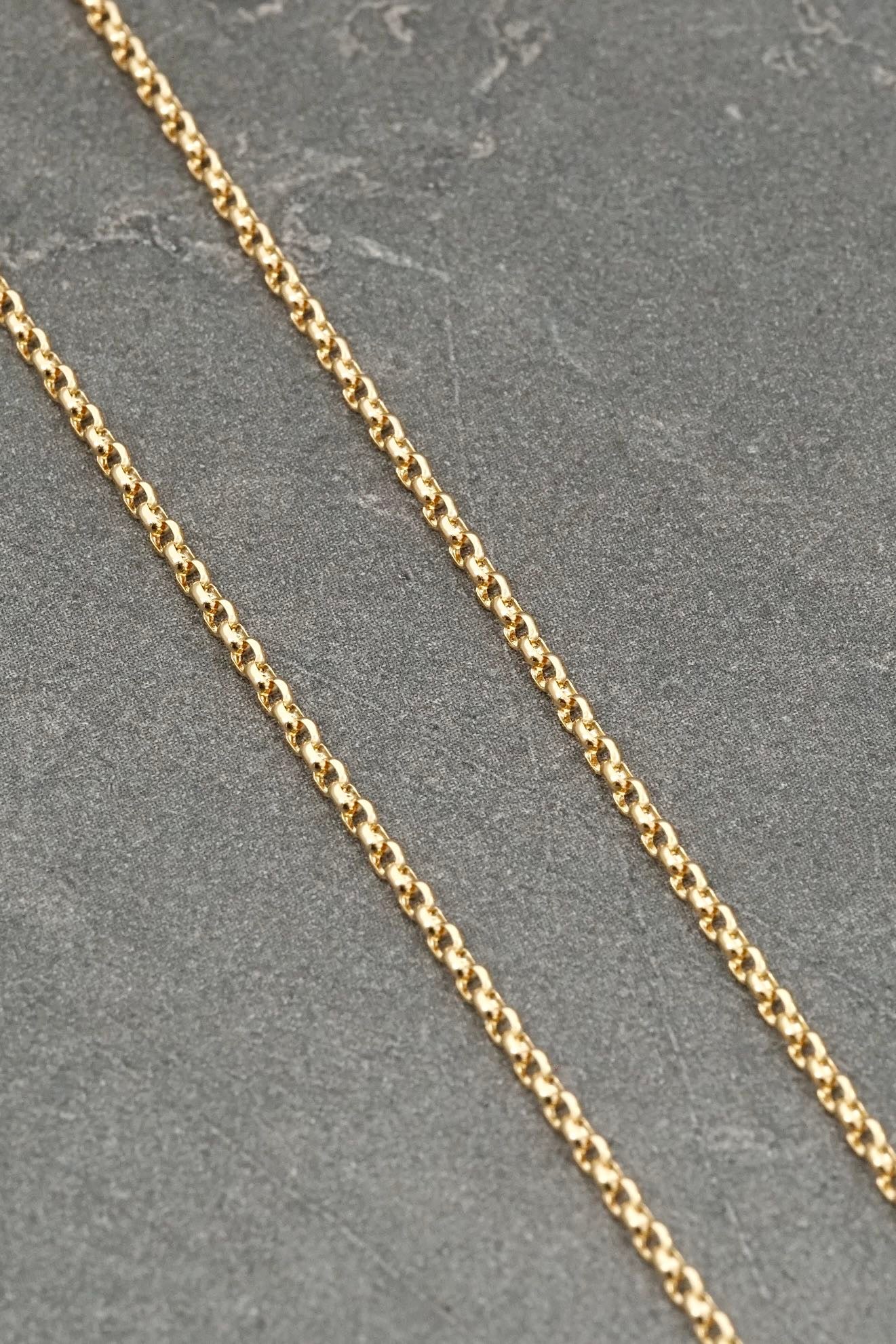 Cadena aro seguido 2.5gr / Largo 50cm / Oro Amarillo italy +3 M