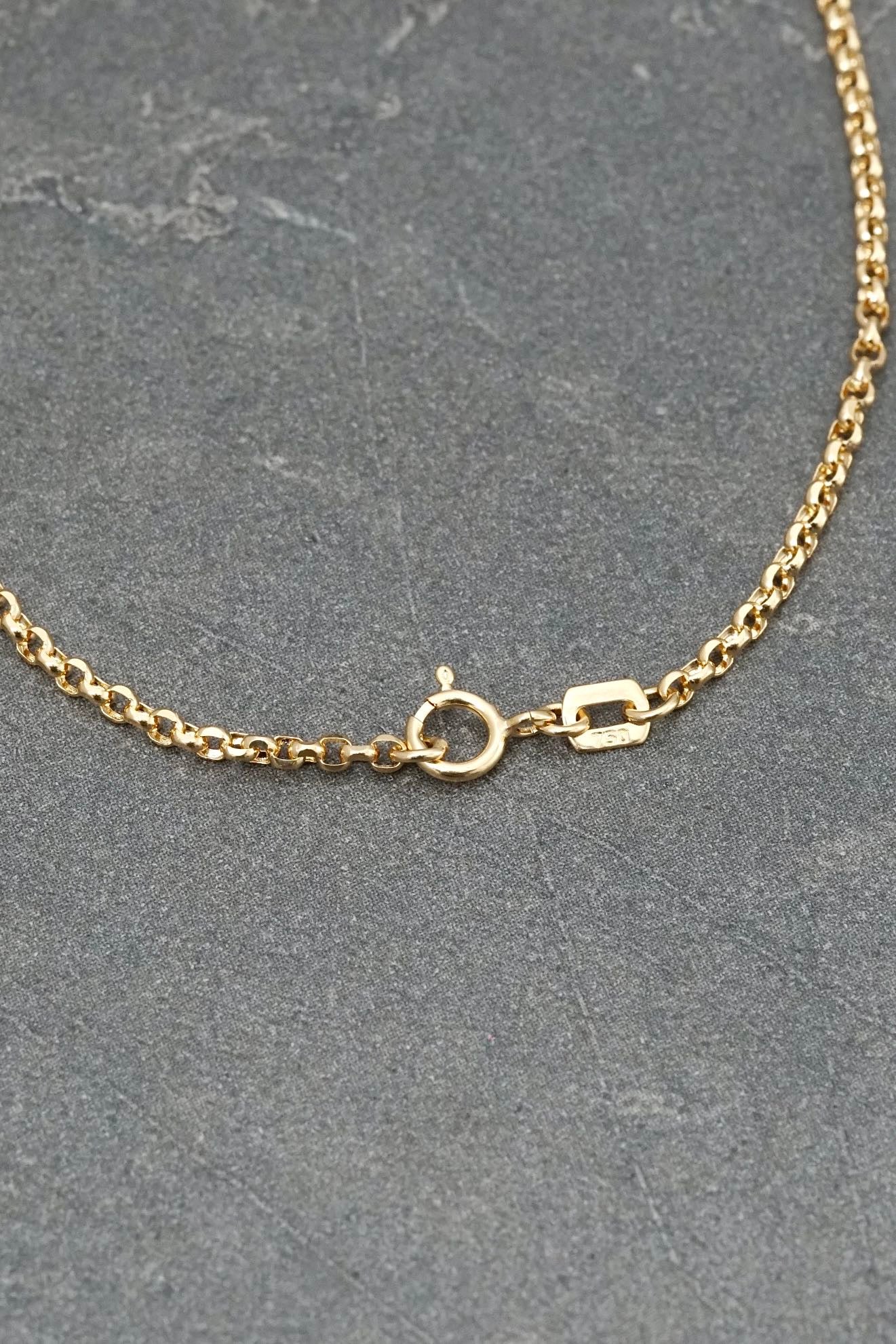 Cadena aro seguido 2.5gr / Largo 50cm / Oro Amarillo italy +3 M