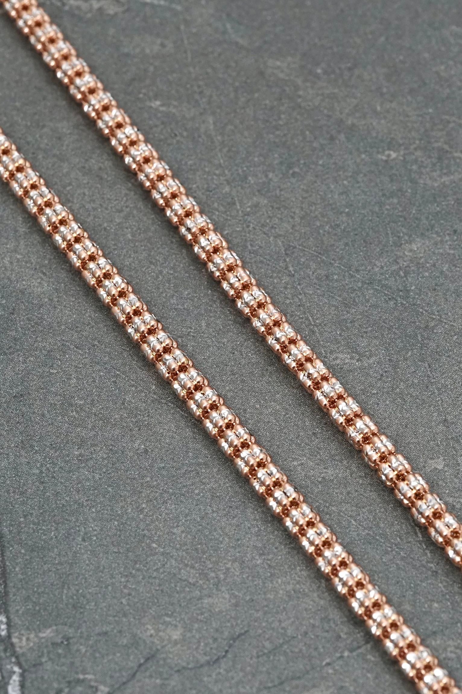 Cadena canutillo 19.25gr / Largo 65cm / Dos Oros italy +4 B