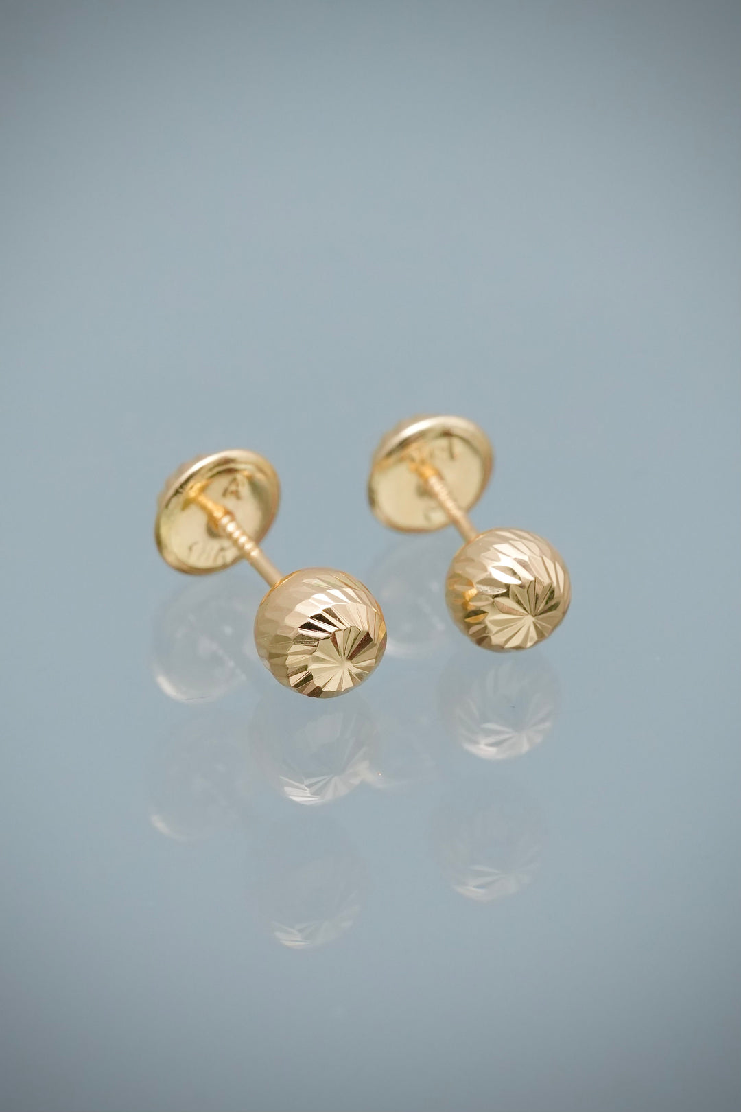 Topos Bola Diamantada 5mm 0.6gr — Oro Amarillo