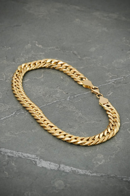 Pulso cubano 6.75gr / Largo 22cm — Oro Amarillo